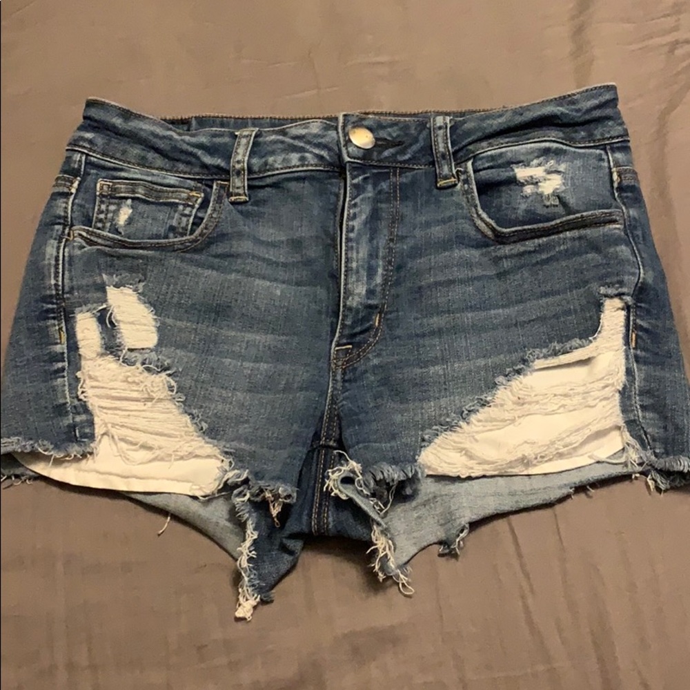 American eagle ripped shorty